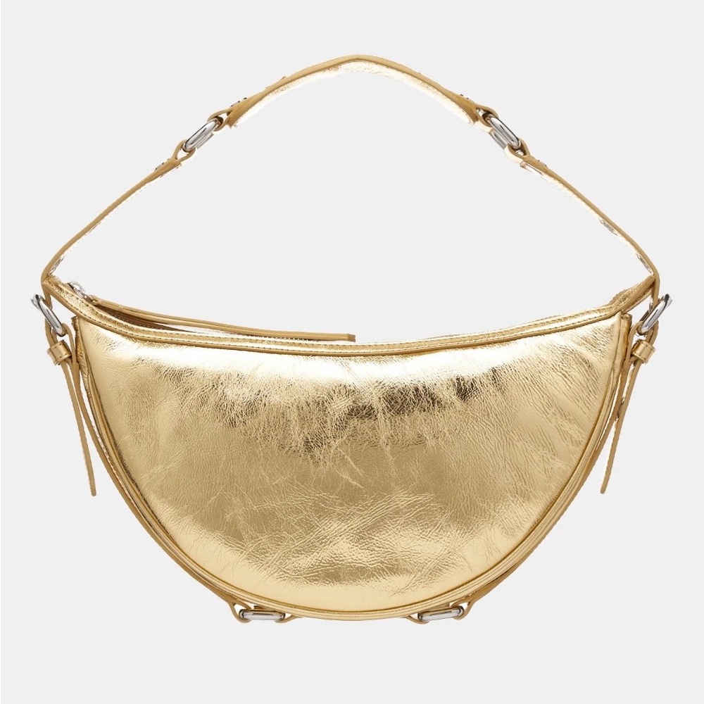 BY FAR GIB METALLIC BAG